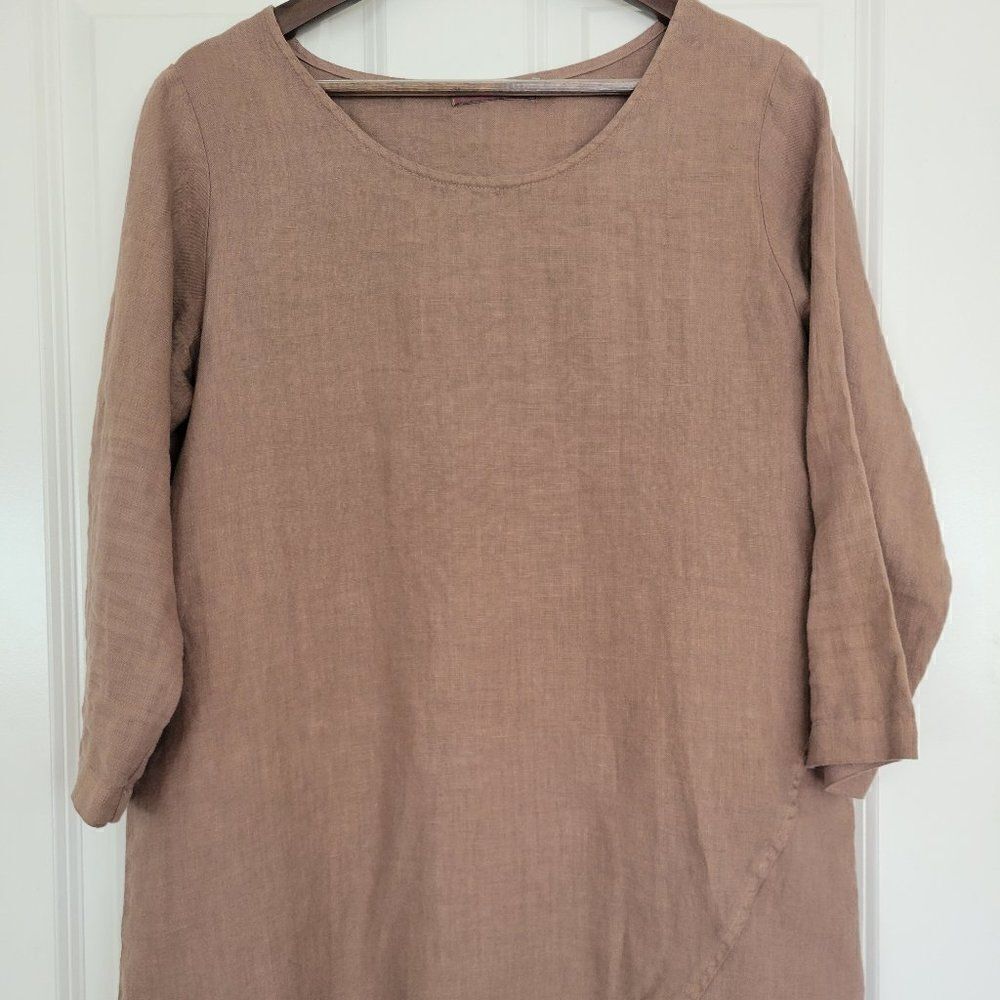 Cut Loose Tunic 100% linen size M